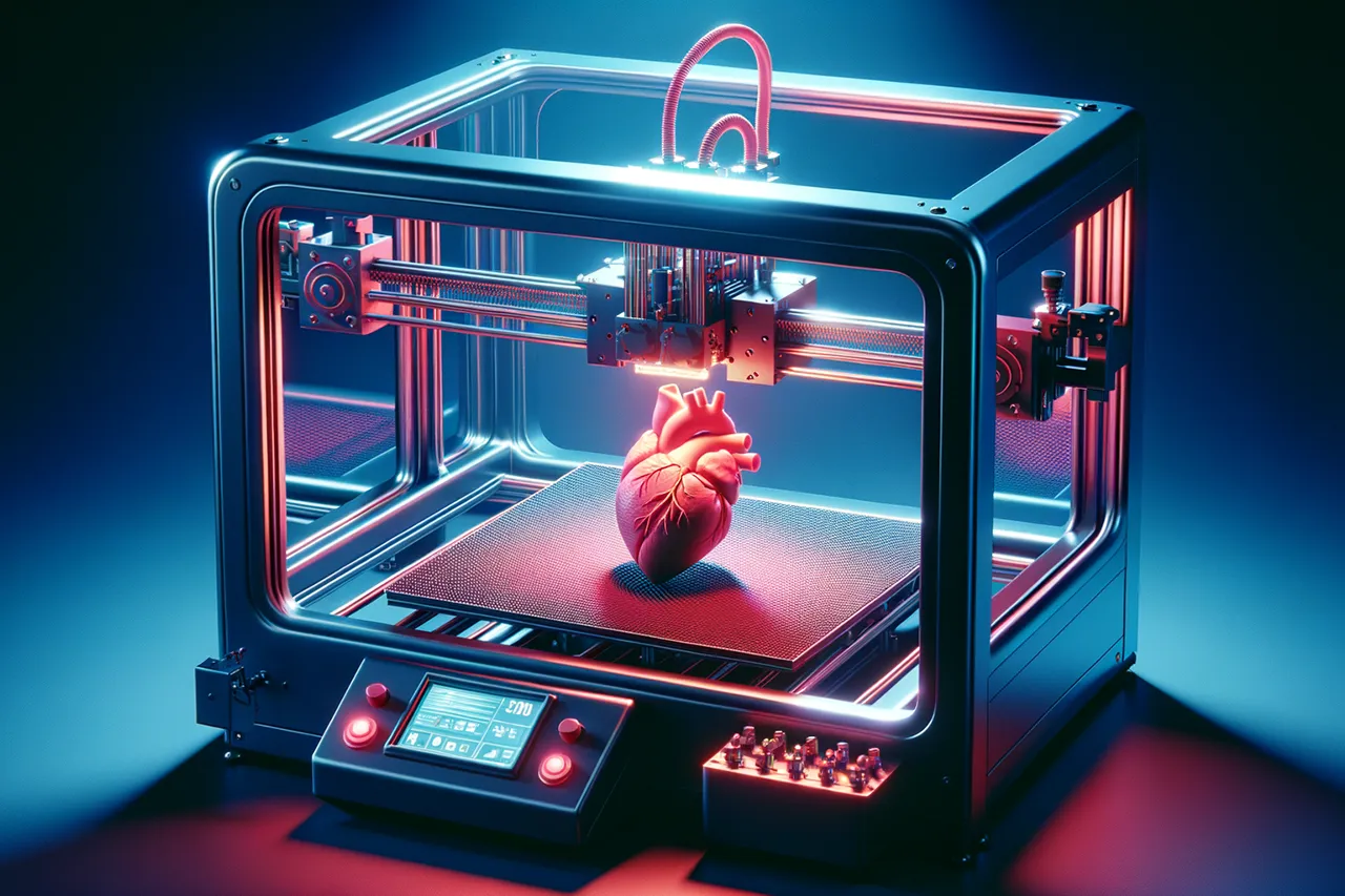 Première bio-impression d’un coeur 3D